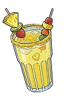 Pineapple drink dulzing